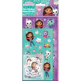 Paper Projects 01.70.31.021 Gabby's Dollhouse Assortment Pack | Includes 3 Types of Stickers | Perfect for Decoration and Scrapbooking