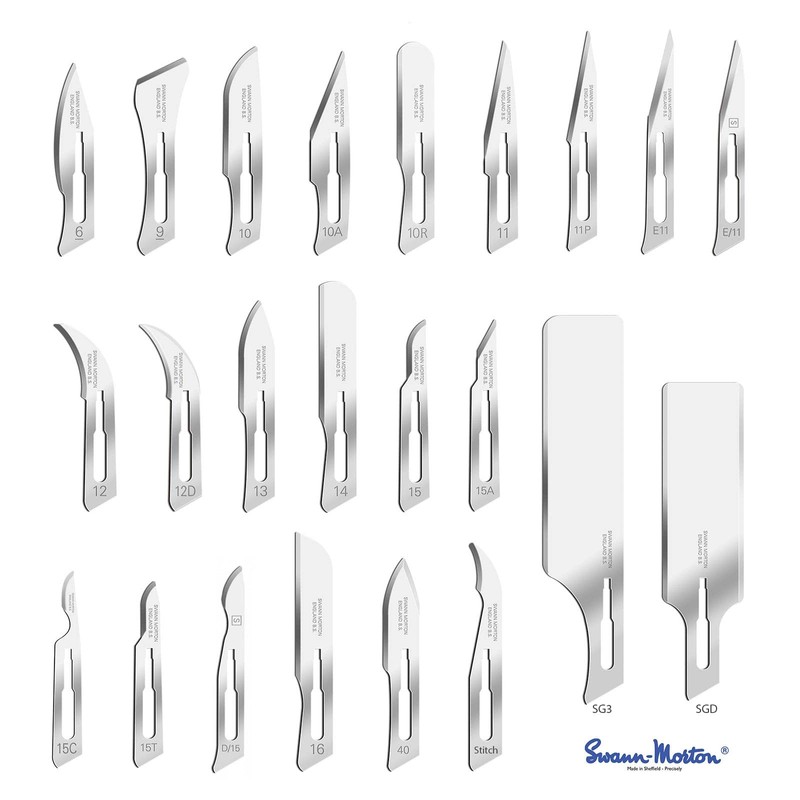Swann Morton Scalpel Blades for Scalpel Handle No. 3 Pack