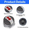 Misfart Upgraded 88848 Gas Grill Burner Knobs Compatible with Weber