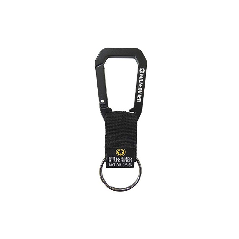 BOHKEN CLUB MCB-10 Military Carabiner Strap, Black
