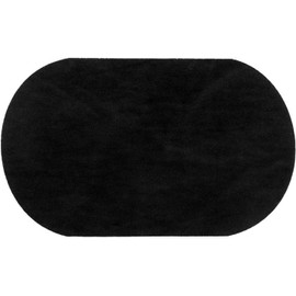 Repair Patches - 4 PCS Elbow Knee Iron-on Patches Square Elbow Patch Down Jacket Patch (Black, One Size)