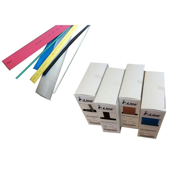 Blaues Schrumpfschlauch in 8 m Box, Durchmesser 9,5 mm. Ideal