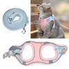 Cat Vest Harnesses and Leash Color Blocked Reflective Adjustable Escape