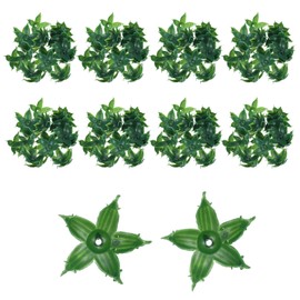 PATIKIL Artificial Flowers Calyxes, 200Pack Fake Leaves Sepals Petal Greenery Leaves Bulk for DIY Wedding Bouquets Garland Centerpieces Party Decorations, Green