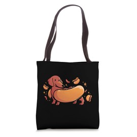 Hot Dog Funny Weiner Dog Cute Costume Dachshund Owner Tote Bag