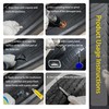 ZERINT Tire Repair Patch Tools Complete Kit - 42mm Steel