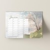 Birthday Calendar Undated Birthday Planner Wall Calendar A5 Perpetual Year-Independent