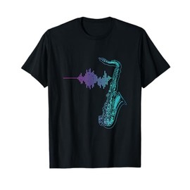 Saxophone T-Shirt Heartbeat T-Shirt