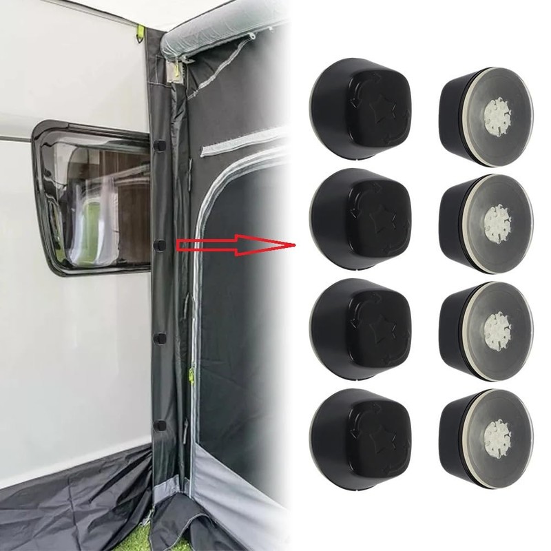 BAAQII 8 Pack Campervan Camper Suction Cups Fits Dometic Kampa