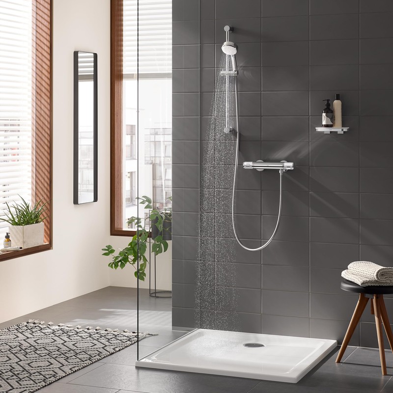 Grohe 26076002 New Tempesta Cosmopolitan 100 2 Spray Shower Rail