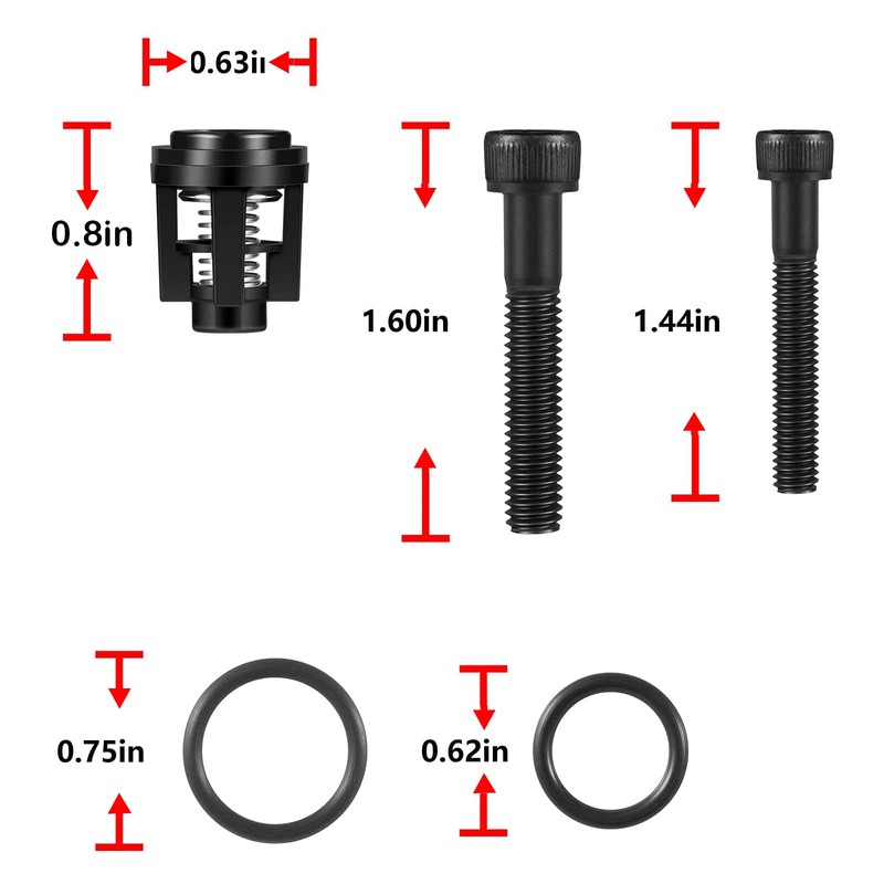 YMT 25PCS Pressure Washer Pump Valve Check Kit 190591GS fits