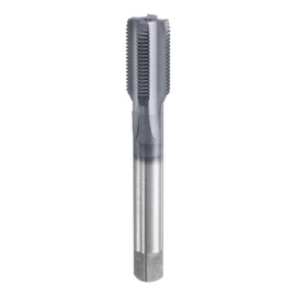 HARFINGTON 7/8"-20 UNS Thread Tap 6542 Cobalt High-Speed Steel TiCN Coated Plug Tap Right Hand Flat Head 4 Straight Flutes Screw Threading Hand Tap