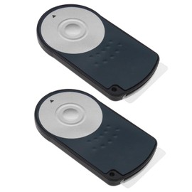 OTOTEC RC-6 IR-Fernbedienung, kabellos, kompatibel mit Canon 650D, 70D, 700D, 60D, 5D2, 800D, Kameras, Ersatz-Fernauslöser, Infrarot-Kamera-Auslöser, 2 Stück