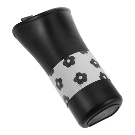 PACKOVE Car Umbrella Storage Bucket Space-saving Backseat Hanging Organizer for Umbrellas and Waste Stylish Multi-functional Car Accessory Beige Floral Design