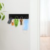 Picowe Key Holder for Wall Decorative, Adhesive Stainless Steel Key