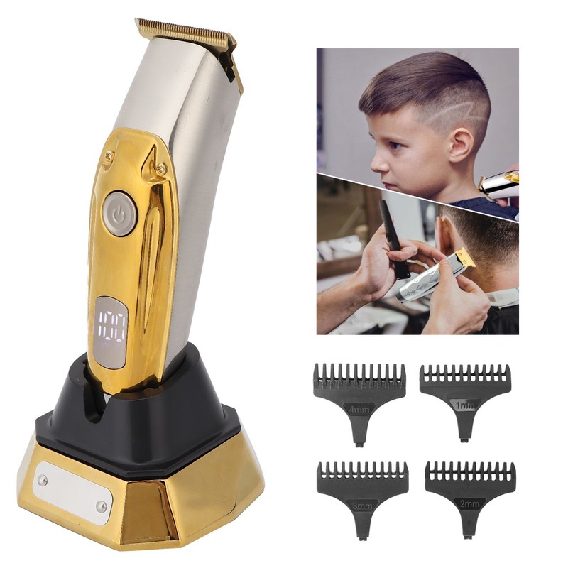 Electric Hair Trimmer LCD Professional Hair Clipper Cutting Grooming Kits