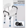 Sangohe Shower Chair for Inside Shower Heavy Duty Seat with
