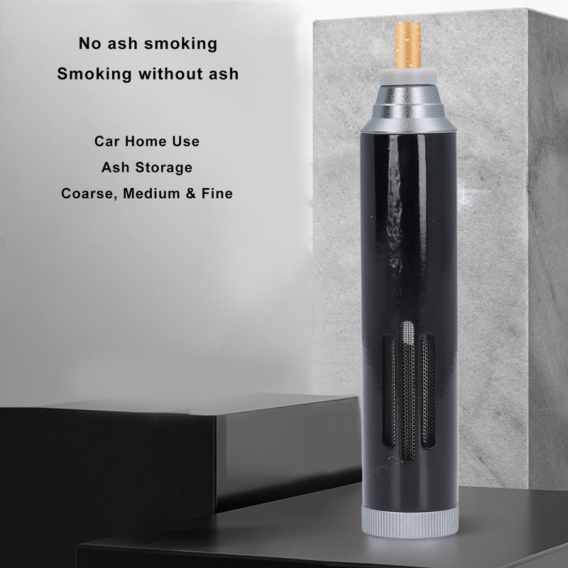 Handheld Car Ashtray Windproof Leakproof Large Capacity Portable Ashtray with