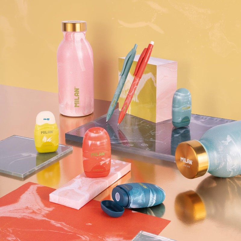 MILAN® Thermosflasche, Edelstahl, 0,59 l, Lava-Serie, Grün