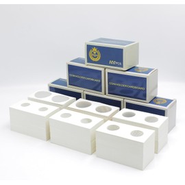 Portamonedas y soportes de cartón para monedas Boen de 600 piezas en 6 tamaños para coleccionistas, soportes de cartón para monedas de 2x2 pulgadas, fundas para monedas de colección (fundas para