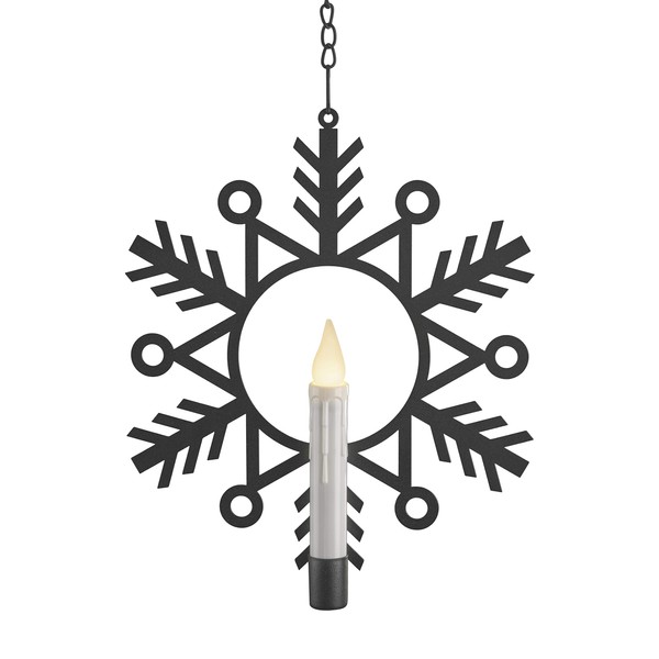Xodus Innovations Battery Powered Metal Window Wreath with Warm White