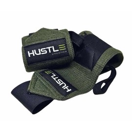 Hustle Athletics Wrist Wraps for Weightlifting - 18" & 12" Premium Wrist Support Weight Lifting Wraps to Lift Heavier & Train Harder - Heavy Duty Powerlifting & Bench Press Gym Straps for Men & Women