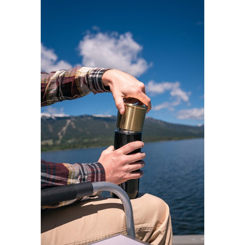 Stansport 12 Gauge Shotshell Thermo Bottle - Black (8970-20)