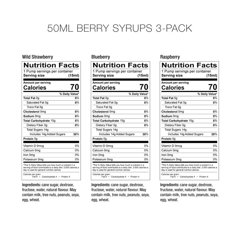 Amoretti - Berry Syrups 3 Pack