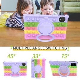 EspZanthic Universal Case for 10 Inch Tablet, Case for DOOGE E U9 /U10 /U10 Pro/ T10 Plus/Blackview Tab 7 WiFi/SGIN 10.1"/jumper 10.1"/feyze Tablet/OUKITEL OT6 /Teclast M50/M50HD Stand Case