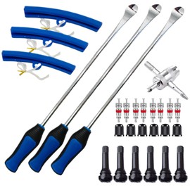 Tire Tools for Changing Tires | Tire Iron Set Long Tire Spoons - Motorcycle Tire Changer, Tire Changing Lever Iron Tool Kit, Tire Installation Tool for Motorcycle