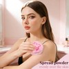 Teenitor 4pcs Powder Puff Soft Powder Puff and Container, Dusting