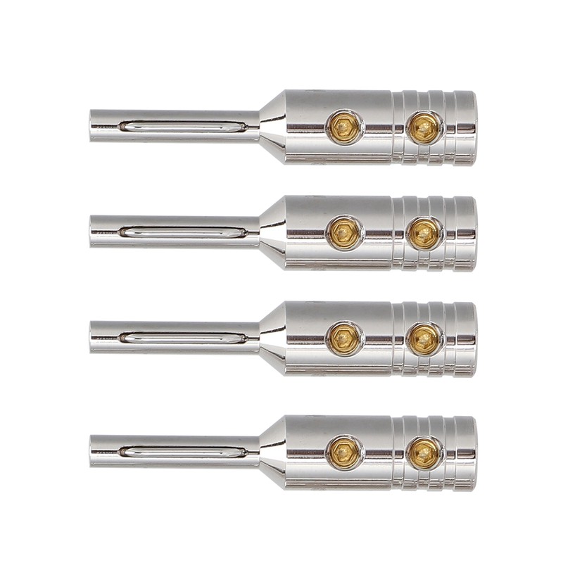Monosaudio B80（R）Banana Plug Pure Copper Power Plug Connector for Professional