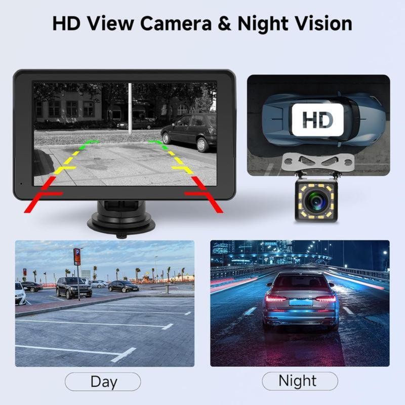 [QPJ] 2025 upgraded wireless Carplay audio with suction cup and