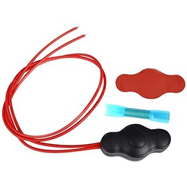 JXOFROAD 12V Waterproof Switch Push-Button On-Off Switch with Quick Connector for Boat, LED Accent Lighting on Motorcycles, Cars, Trucks, ATVs, Golf Carts, etc