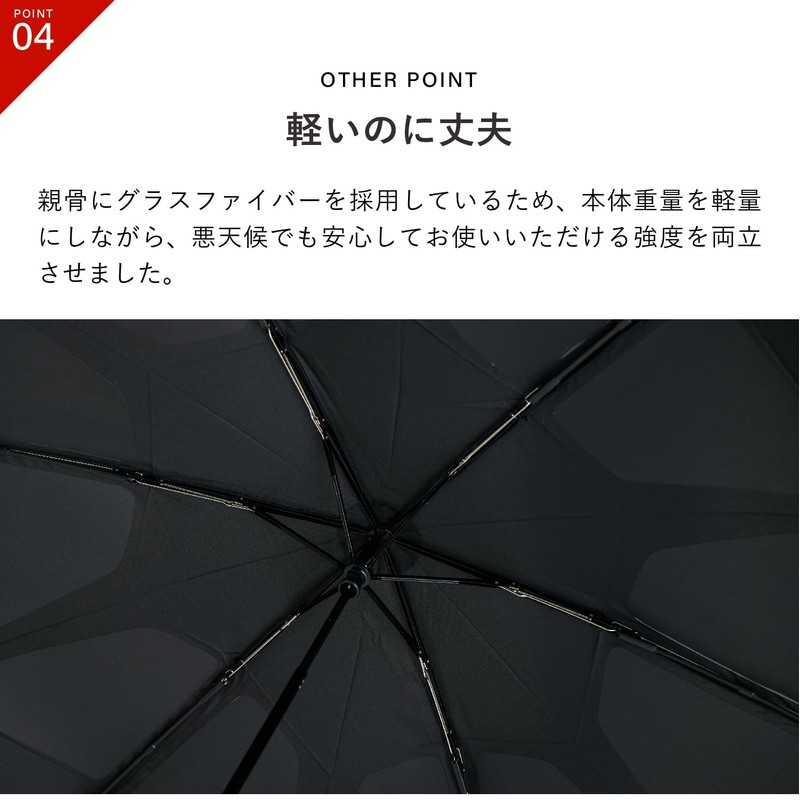 Moon Bat urawaza Folding Umbrella, Solid Color, 3 Seconds Folding