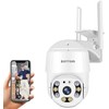 1080P Security Camera Outdoor, Aottom CCTV Camera Wireless PTZ Dome