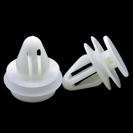 Rexka 30pcs Door Lining Trim Panel Retainer Clips Natural Nylon for Honda Acura 91560-SZ3-003 Fit Odyssey Prelude S2000 RL Sedan