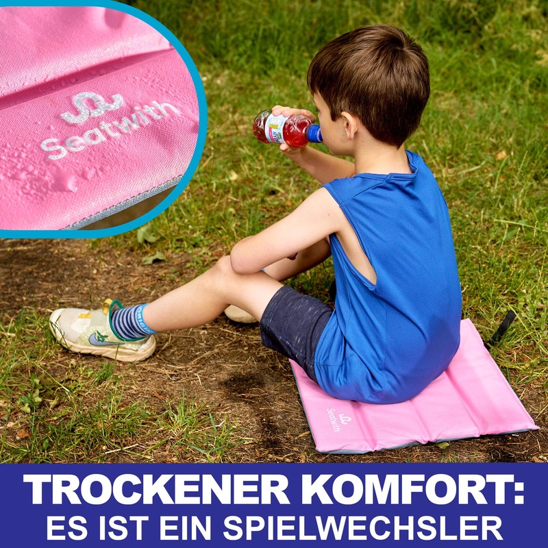 Children's Outdoor Seat Cushion - Pink