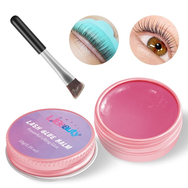 Libeauty 2023 Eyelash Lifting Glue & Eyebrow Glue, Lash Lifting Glue for Strawberry Flavour, No Fluff, Adjust Shape Any Time, 10 g