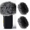 SING F LTD 2Pcs Microphone Furry Windscreen Compatible with Hollyland