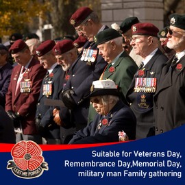 Sasylvia 100 Pcs Metal Red Poppy Lapel Pin Lest We Forget Enamel Poppy Flower Brooch Remembrance Gifts Memorial Day Pins for Women Men Veterans Jewelry Souvenir