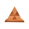 Pyramid 14 Pieces 2 Tone 3D Wooden Pyramid Puzzle in