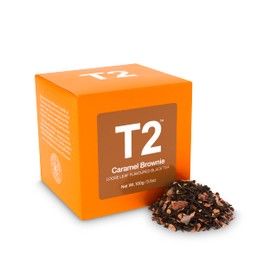 T2 Tea Caramel Brownie Loose Leaf Black Tea In Box, 100g (3.5 Ounce)