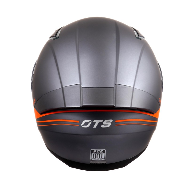 OTS Dual Clear & Tinted Visor Full Face DOT Motorcycle