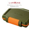 Elecom CMC-SDCHD01GN Memory Card Case, Holds 8 SDs, 8 MicroSDs,