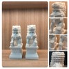 Large Size Foo Dog Statue,Pair of Guardian Lions,Asian Stone Statues