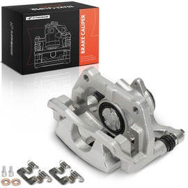 A-Premium Disc Brake Caliper Assembly with Bracket Compatible with Honda Vehicles - CR-Z CRZ 2016, HR-V HRV 2016-2022 - Rear Left Driver Side