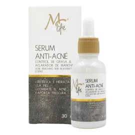 Serum Antiacn 30ml Mc Life Control Grasa Aclara Manchas Rostro