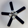 Fancy Blade Ceiling Fan Accessories Blade Cover Decoration, Solid (Navy