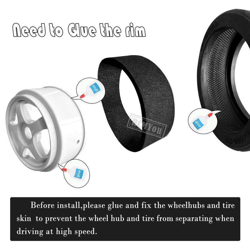 RCMYou Upgrades Part Dboots Hoons 42/100 2.9 Belted Rc Tires